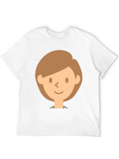 Smiling Face Graphic Black T-Shirt