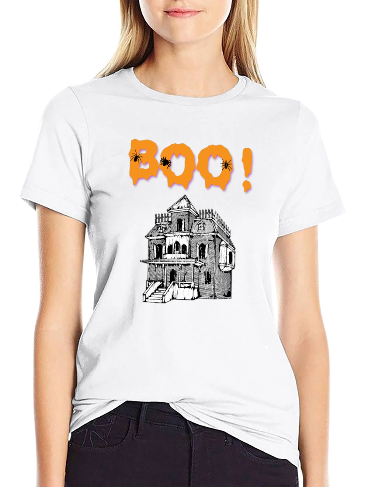 Spooky Halloween Boo T-Shirt