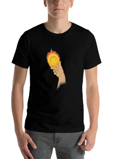 Crypto Coin Tee: XRP on Fire!