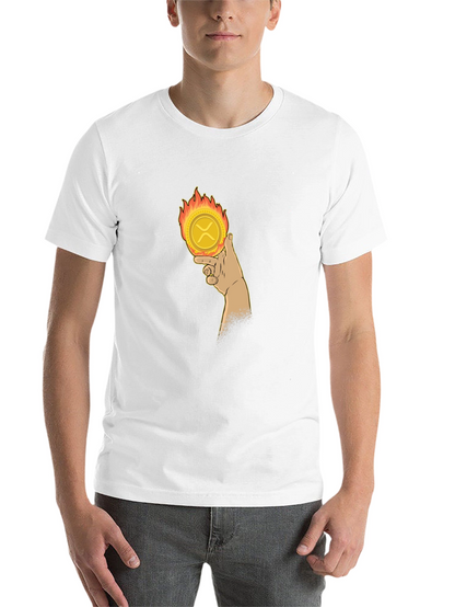 Crypto Coin Tee: XRP on Fire!