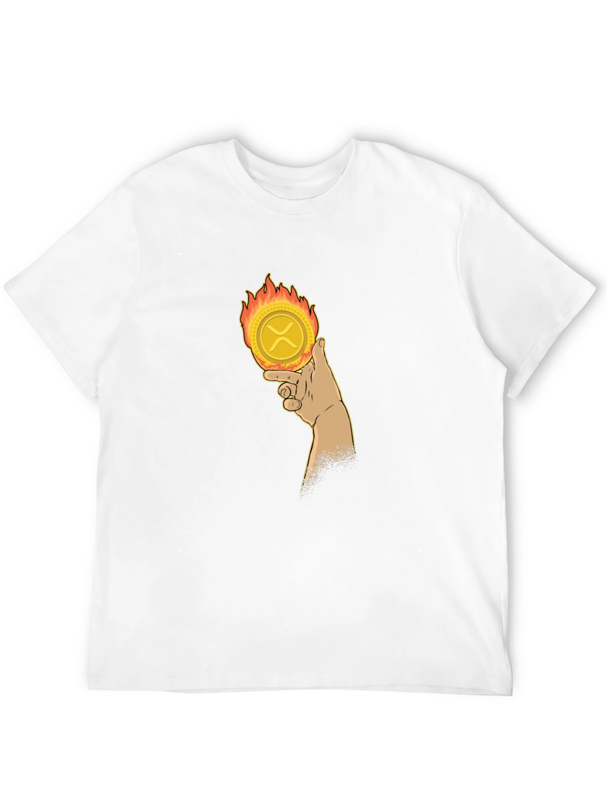 Crypto Coin Tee: XRP on Fire!