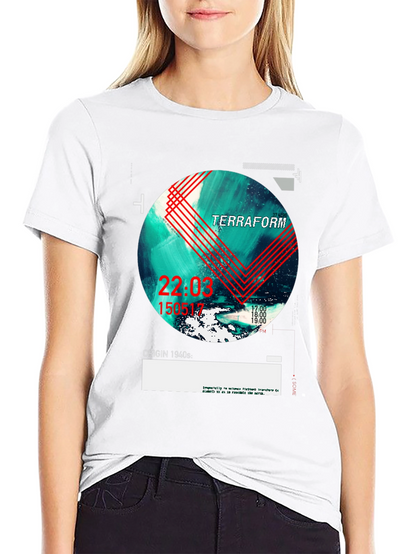 Terraform Graphic Print Tee - Modern Style