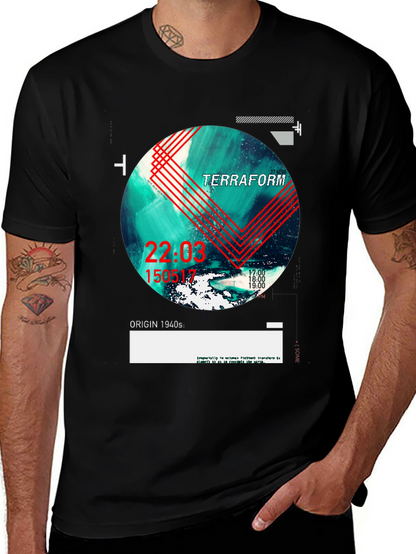 Terraform Graphic Print Tee - Modern Style