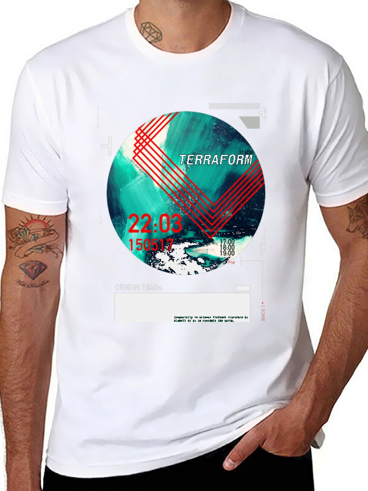 Terraform Graphic Print Tee - Modern Style