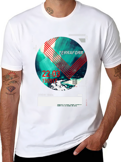 Terraform Graphic Print Tee - Modern Style