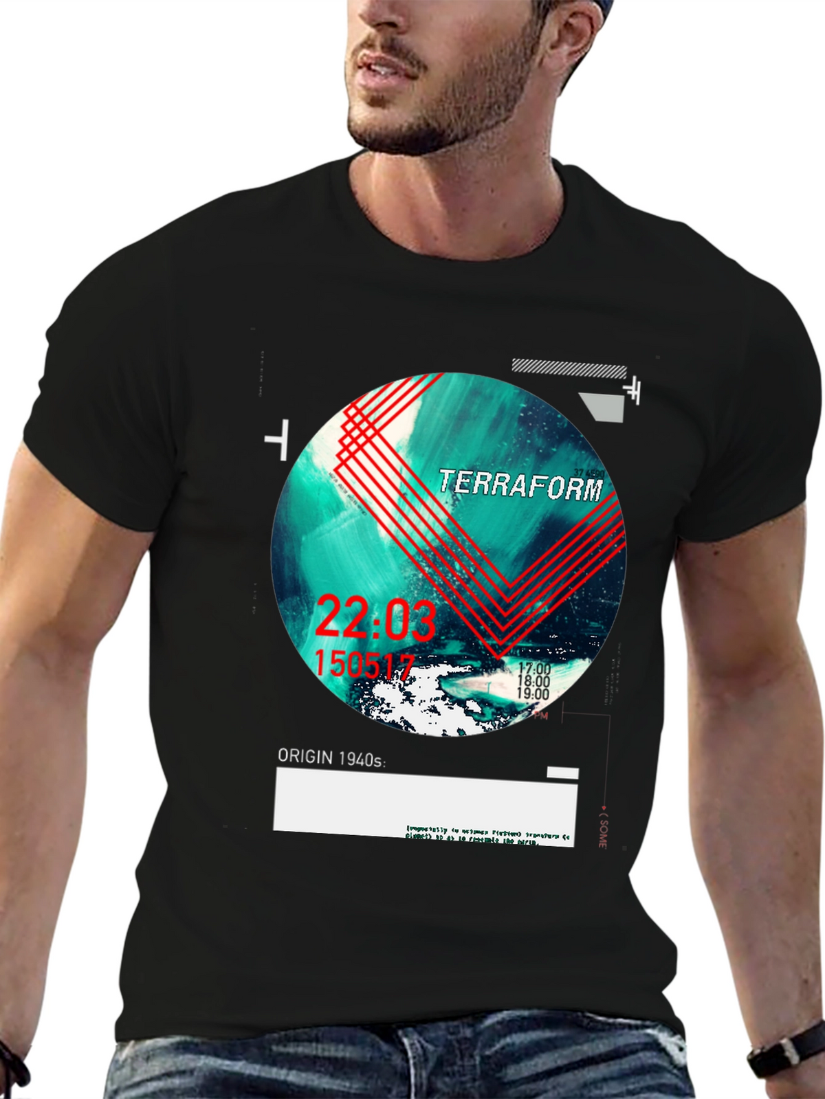 Terraform Graphic Print Tee - Modern Style