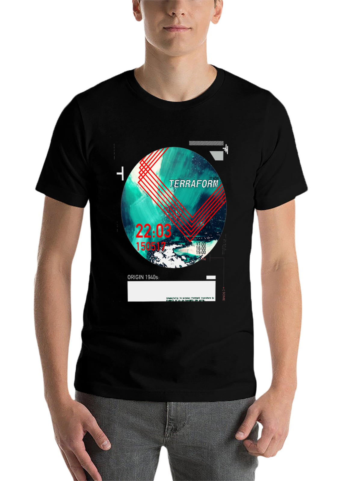 Terraform Graphic Print Tee - Modern Style