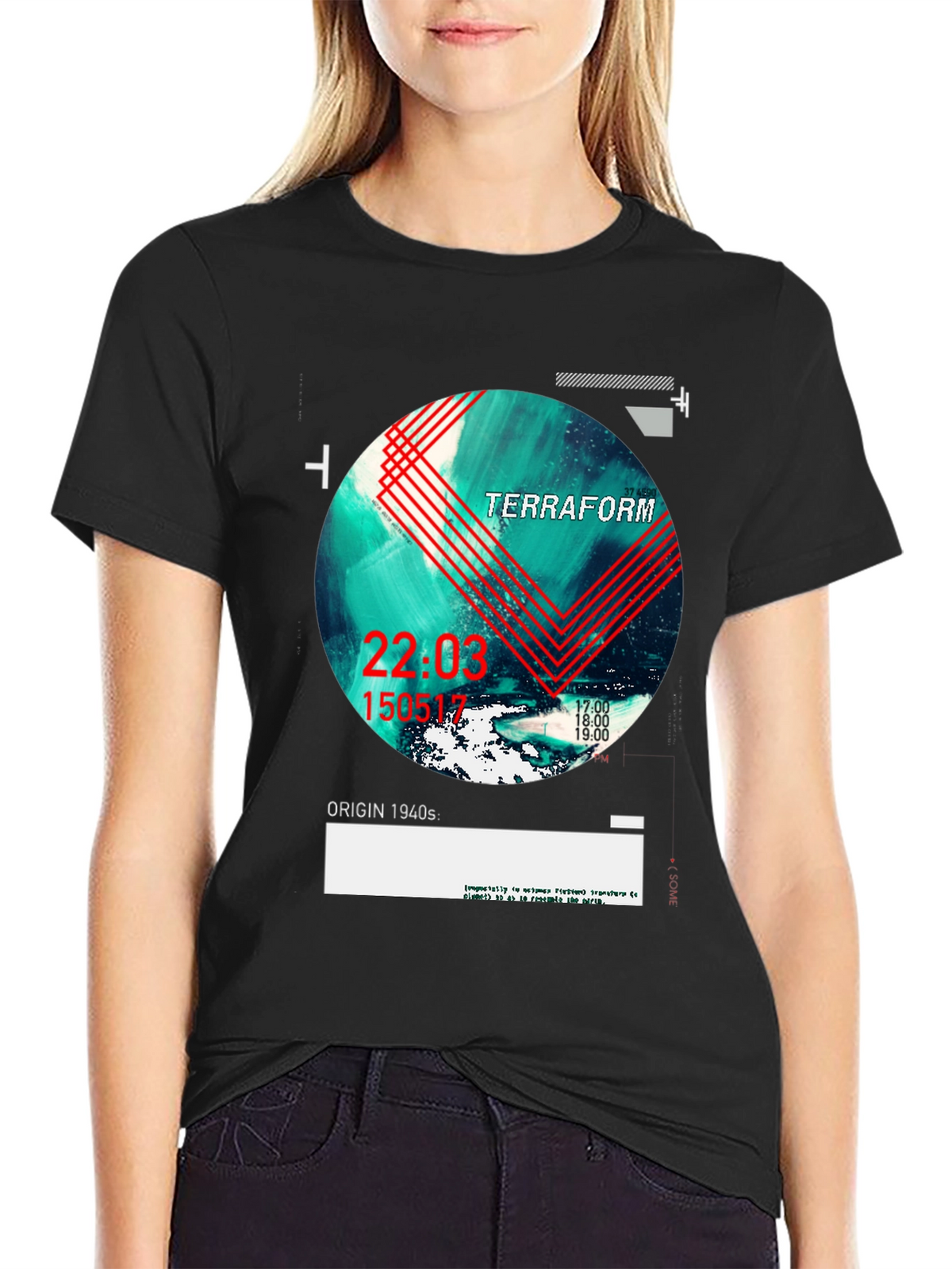 Terraform Graphic Print Tee - Modern Style