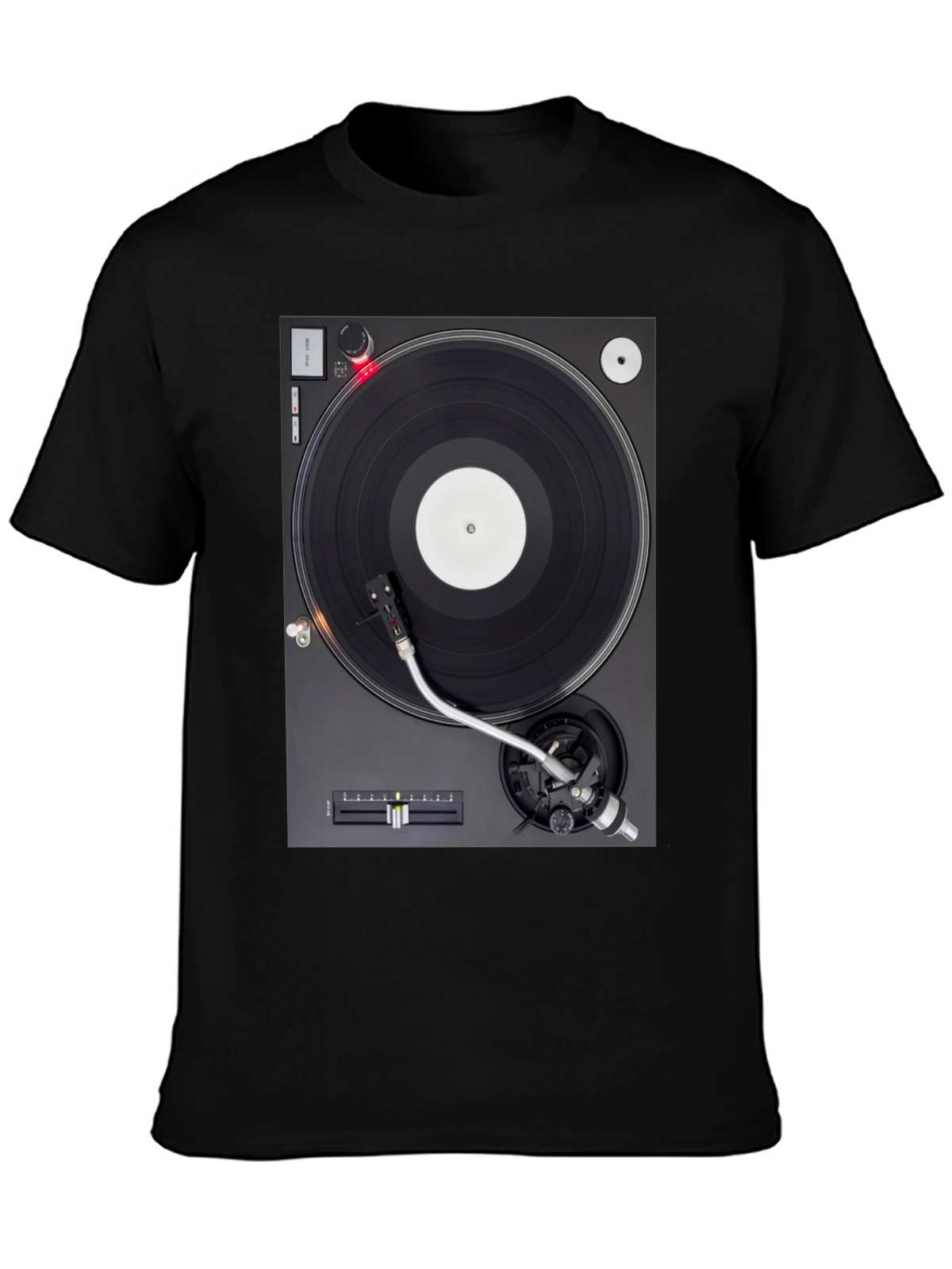 Turntable Graphic T-Shirt - DJ Music Lover Tee