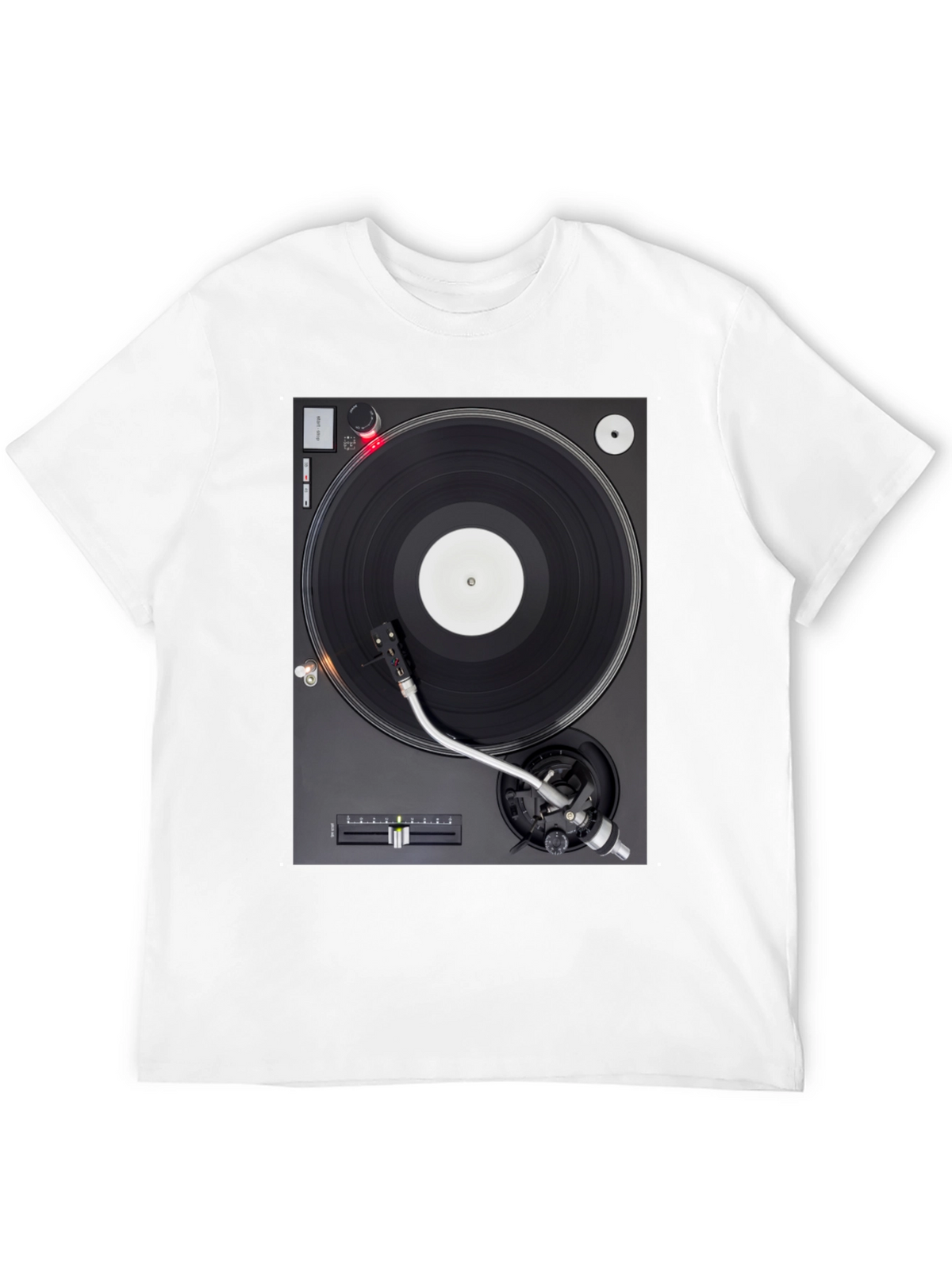 Turntable Graphic T-Shirt - DJ Music Lover Tee