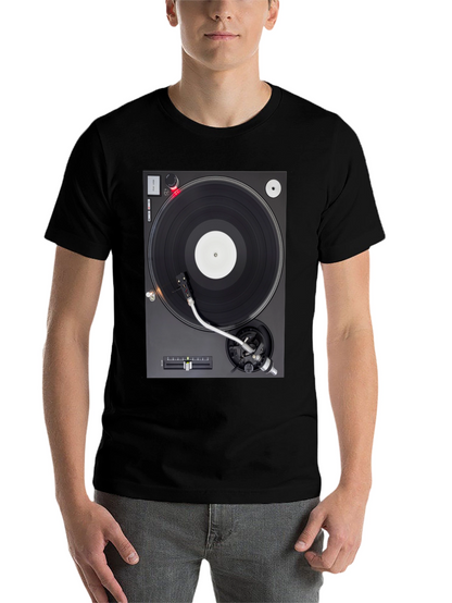 Turntable Graphic T-Shirt - DJ Music Lover Tee