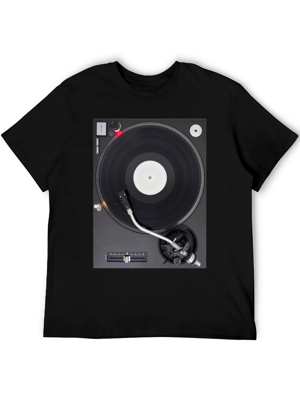 Turntable Graphic T-Shirt - DJ Music Lover Tee