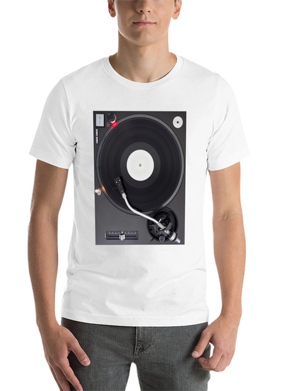 Turntable Graphic T-Shirt - DJ Music Lover Tee