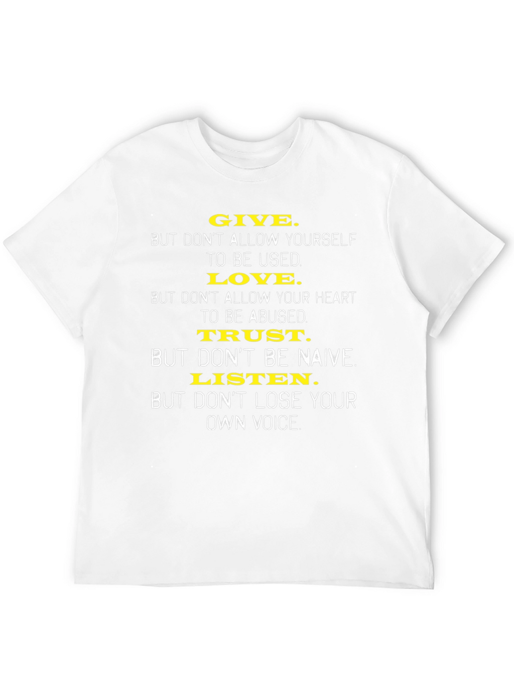 Inspirational Graphic Print T-Shirt