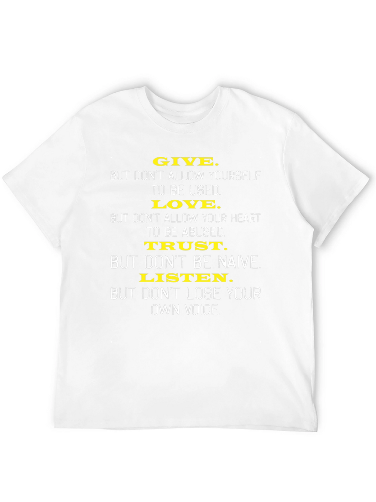 Inspirational Graphic Print T-Shirt