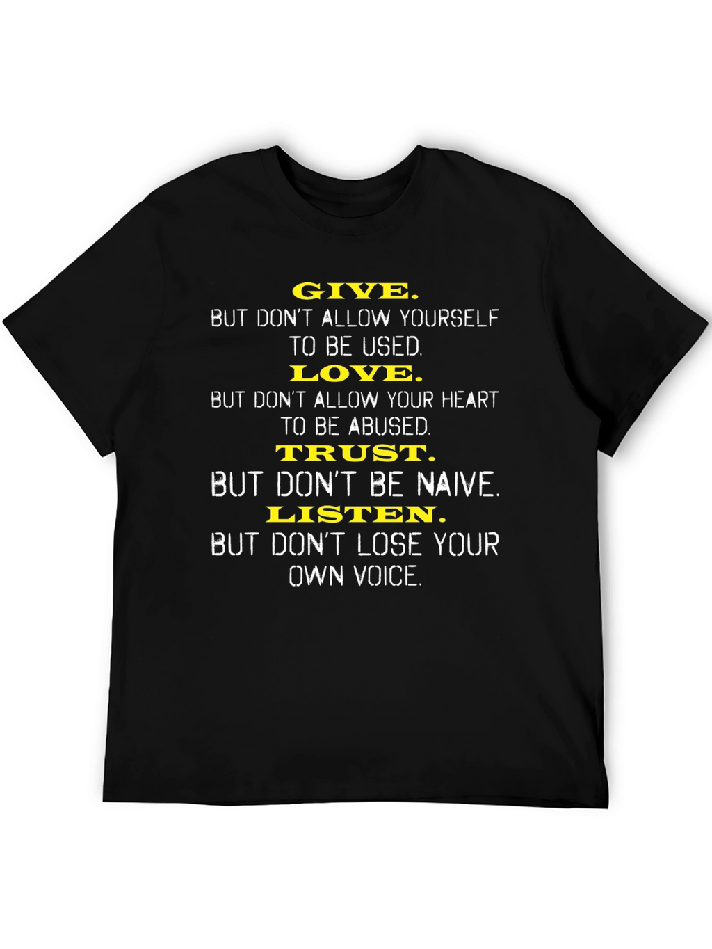 Inspirational Graphic Print T-Shirt