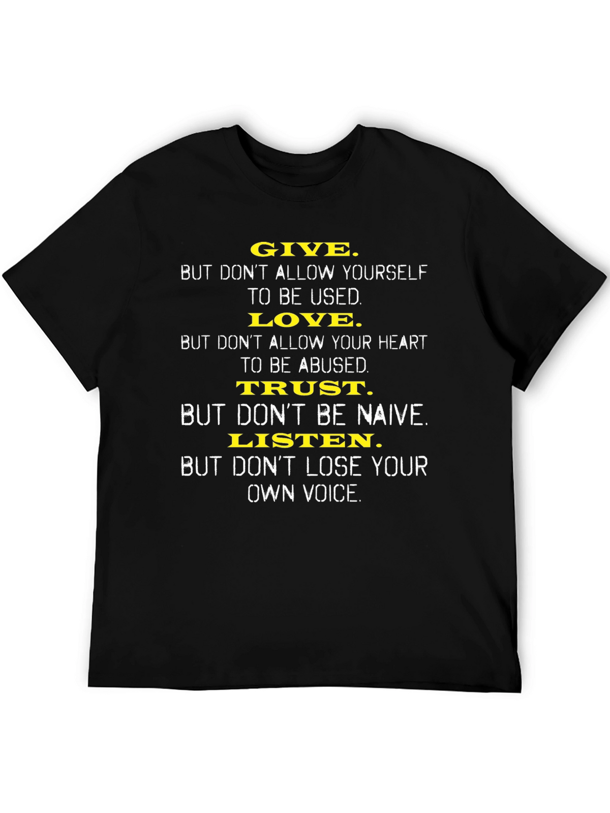 Inspirational Graphic Print T-Shirt