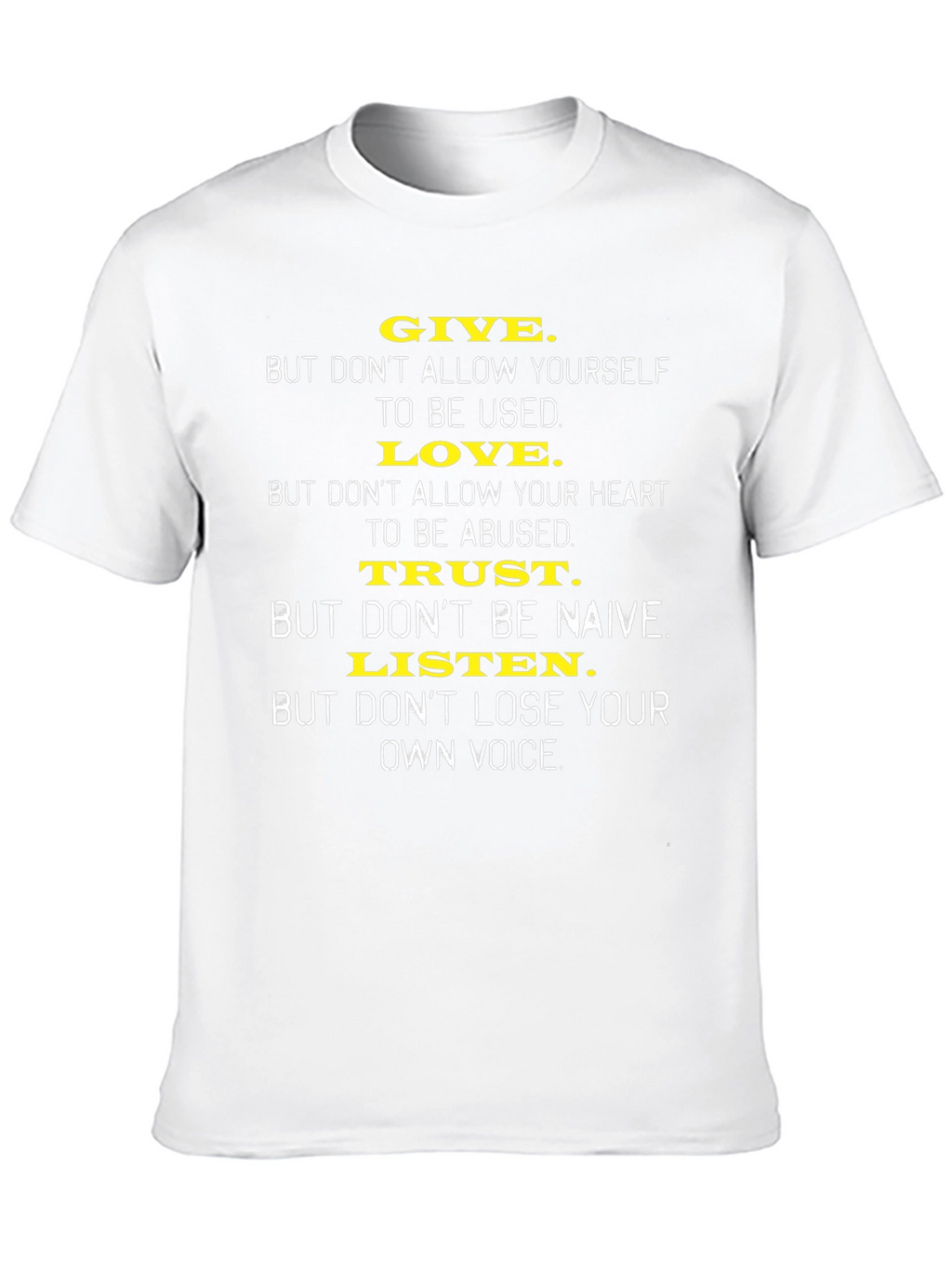 Inspirational Graphic Print T-Shirt