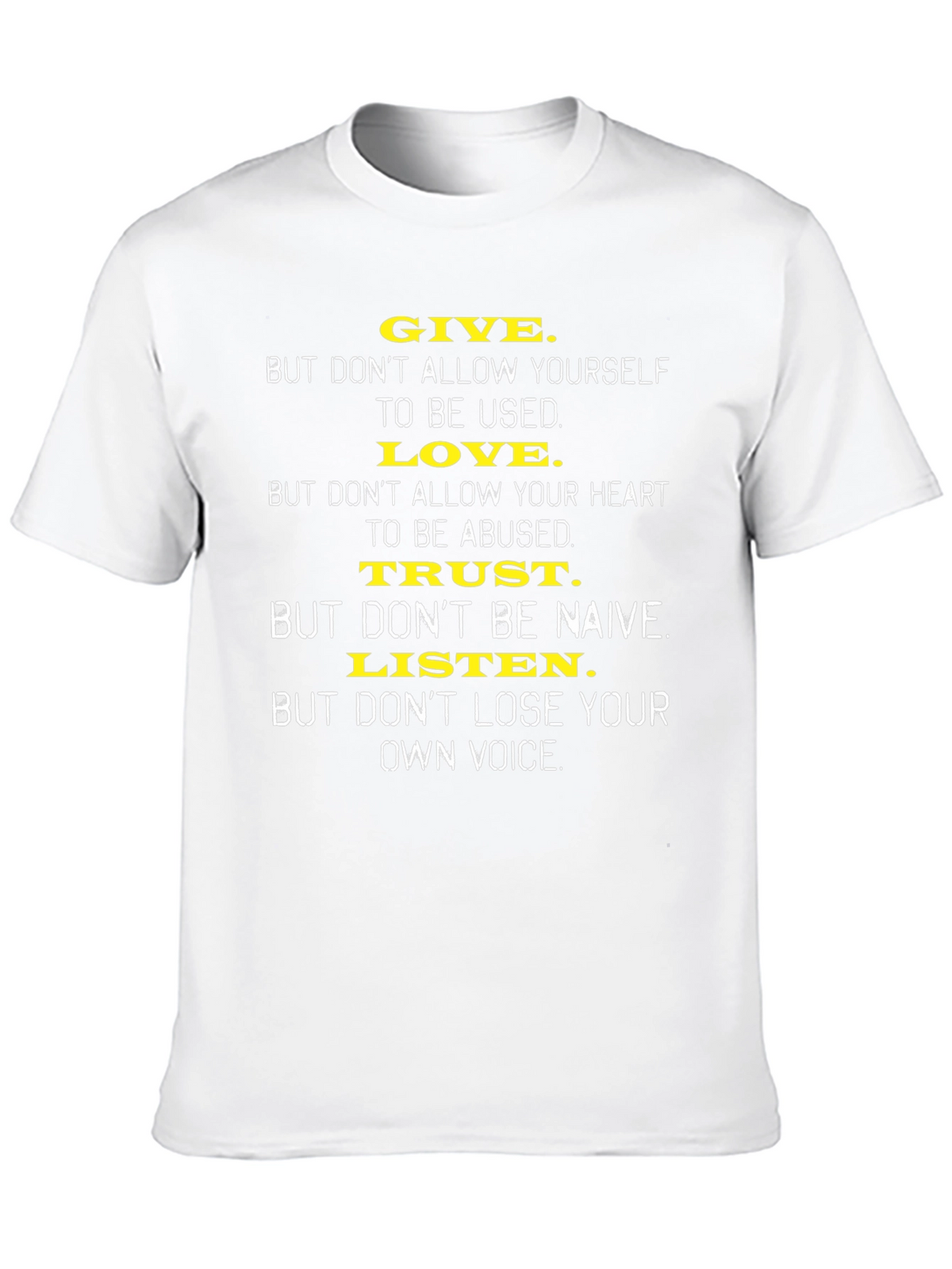 Inspirational Graphic Print T-Shirt