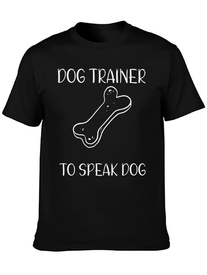 Dog Trainer T-Shirt - Speak Dog Design