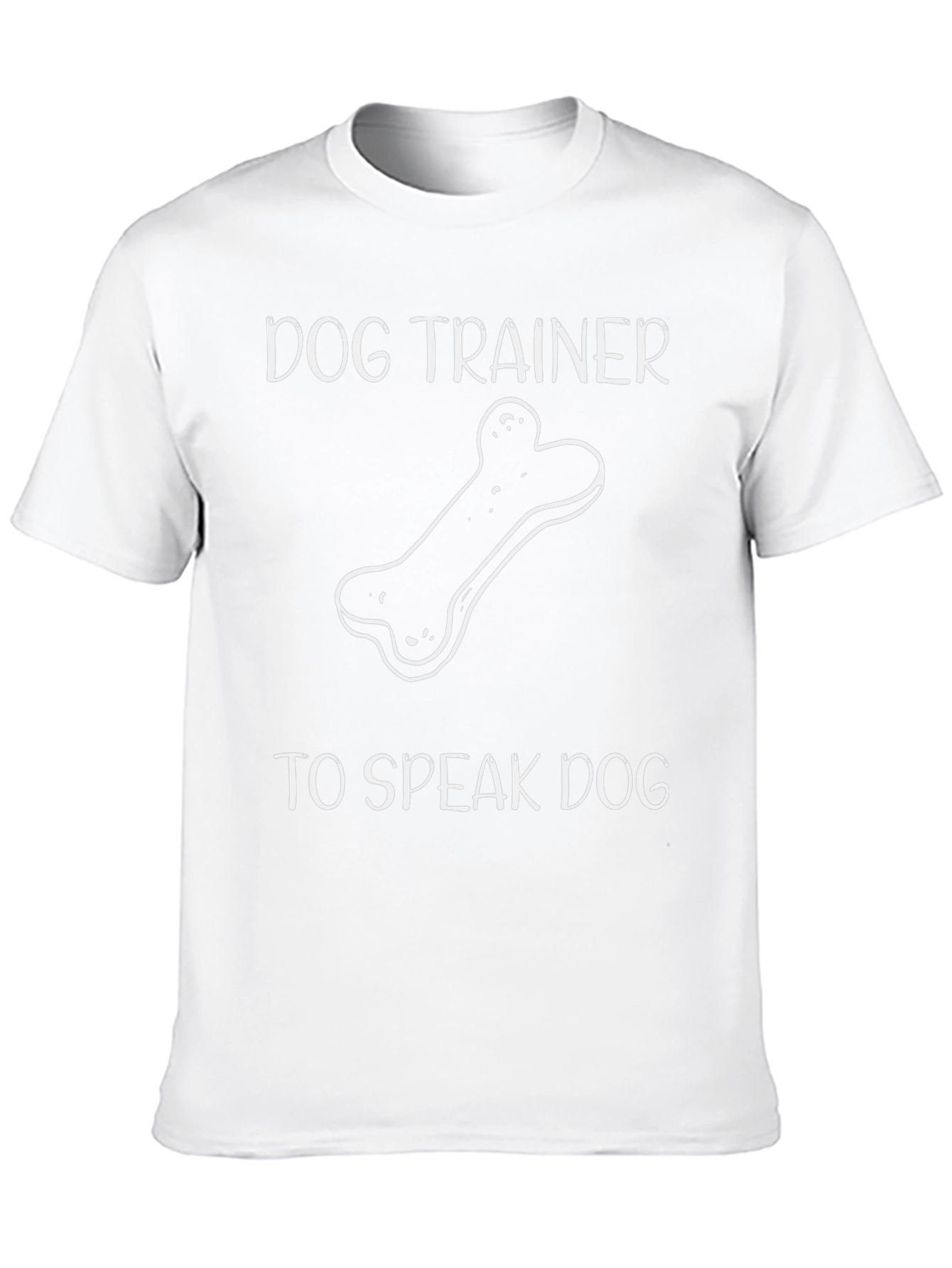 Dog Trainer T-Shirt - Speak Dog Design