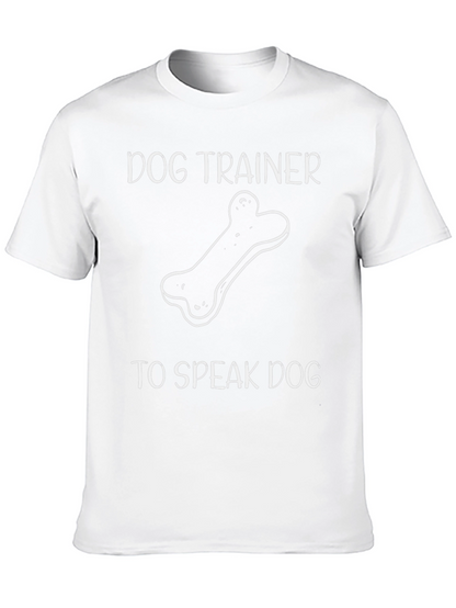 Dog Trainer T-Shirt - Speak Dog Design