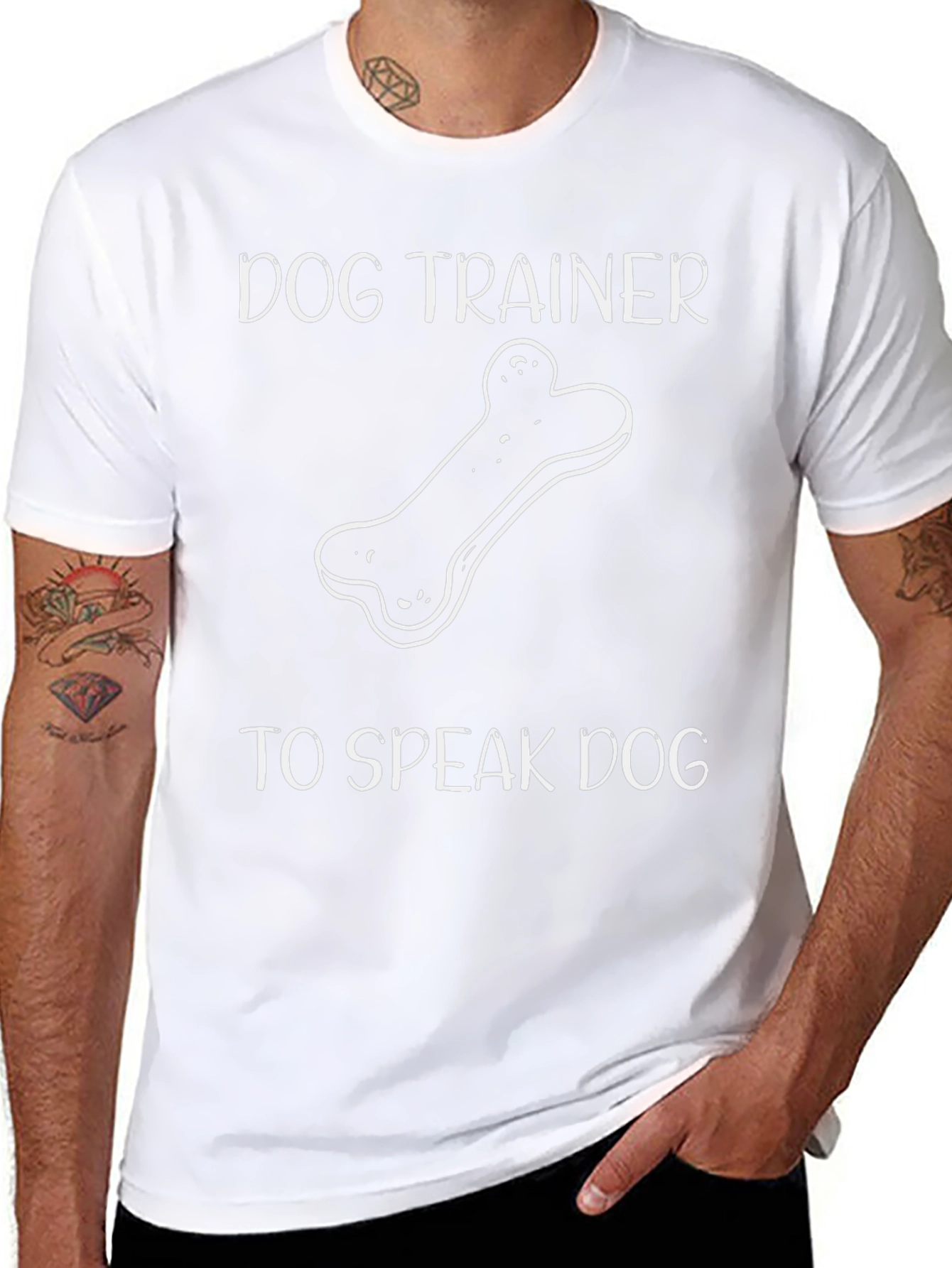 Dog Trainer T-Shirt - Speak Dog Design