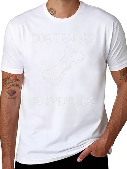 Dog Trainer T-Shirt - Speak Dog Design