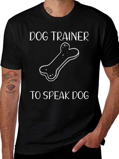 Dog Trainer T-Shirt - Speak Dog Design