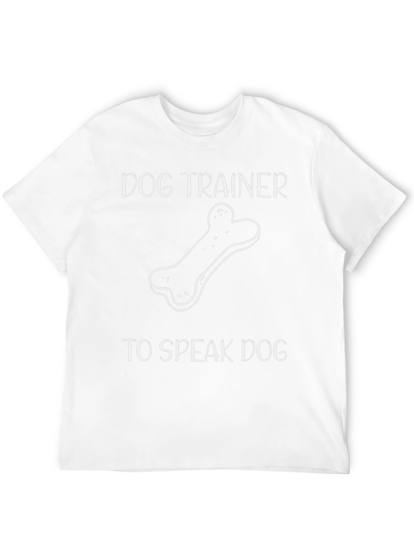 Dog Trainer T-Shirt - Speak Dog Design