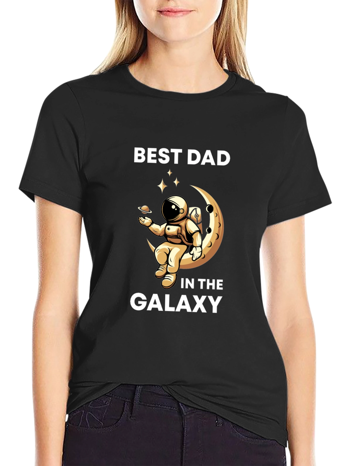 Best Dad Galaxy T-Shirt