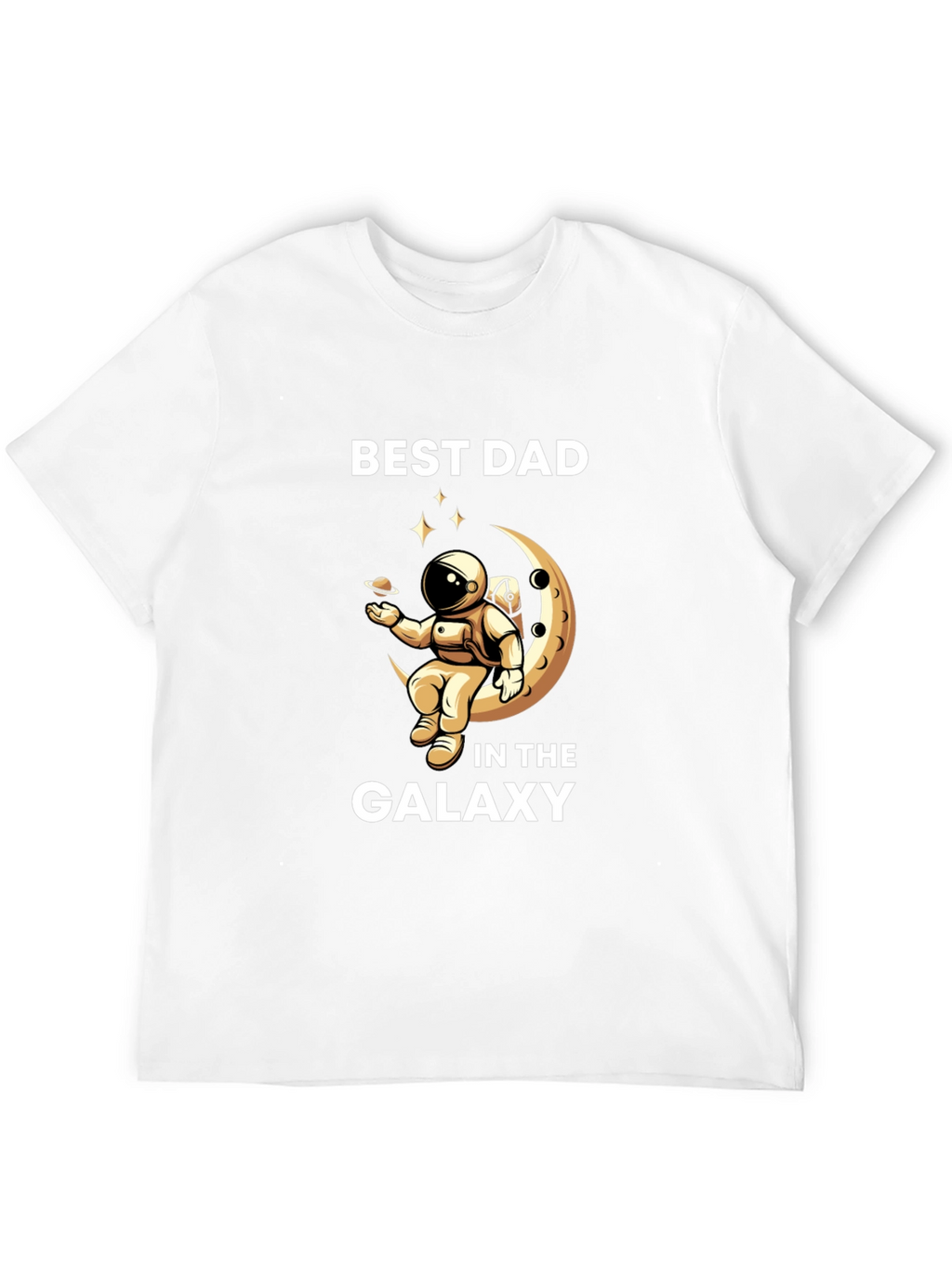 Best Dad Galaxy T-Shirt