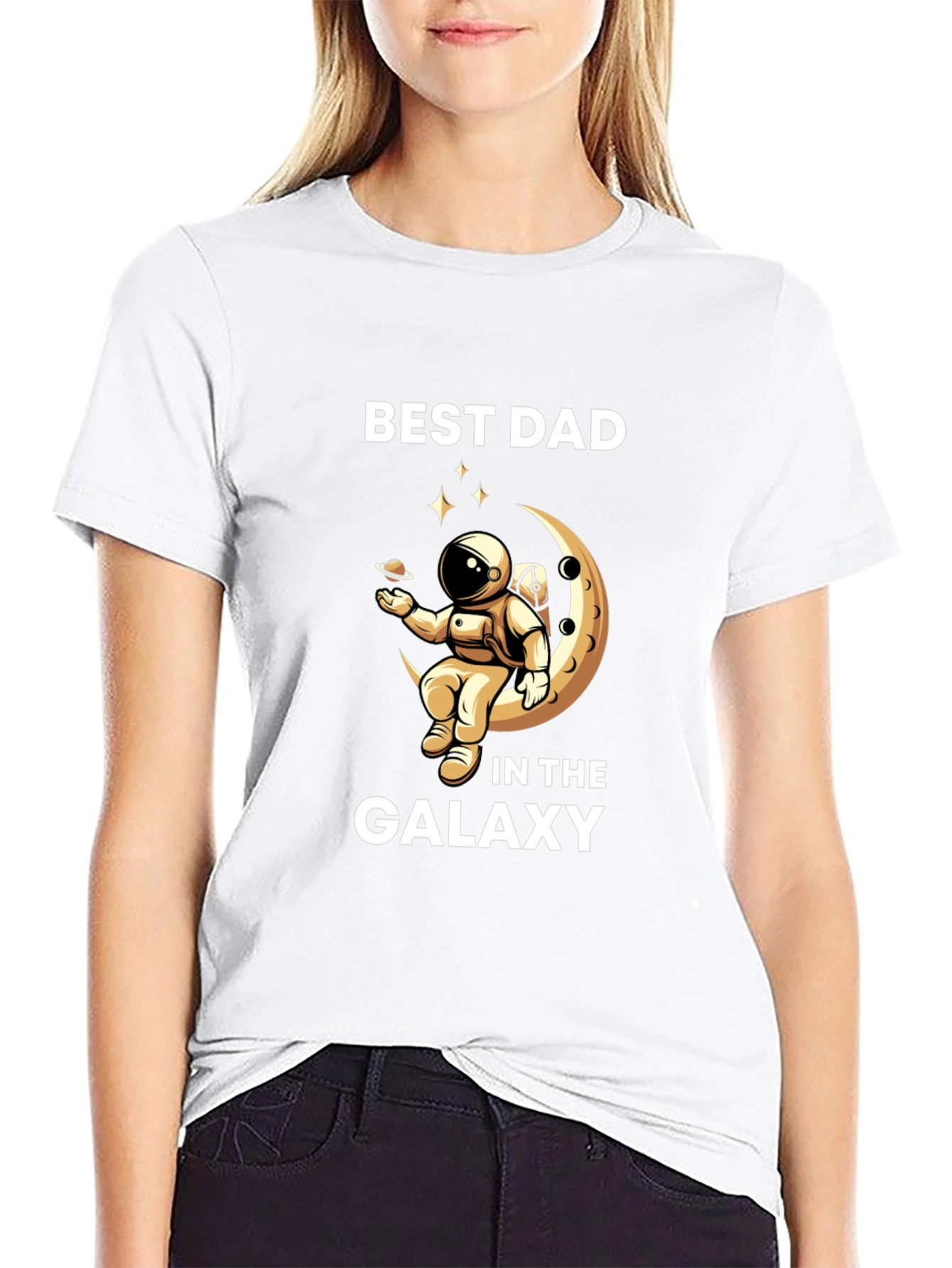 Best Dad Galaxy T-Shirt
