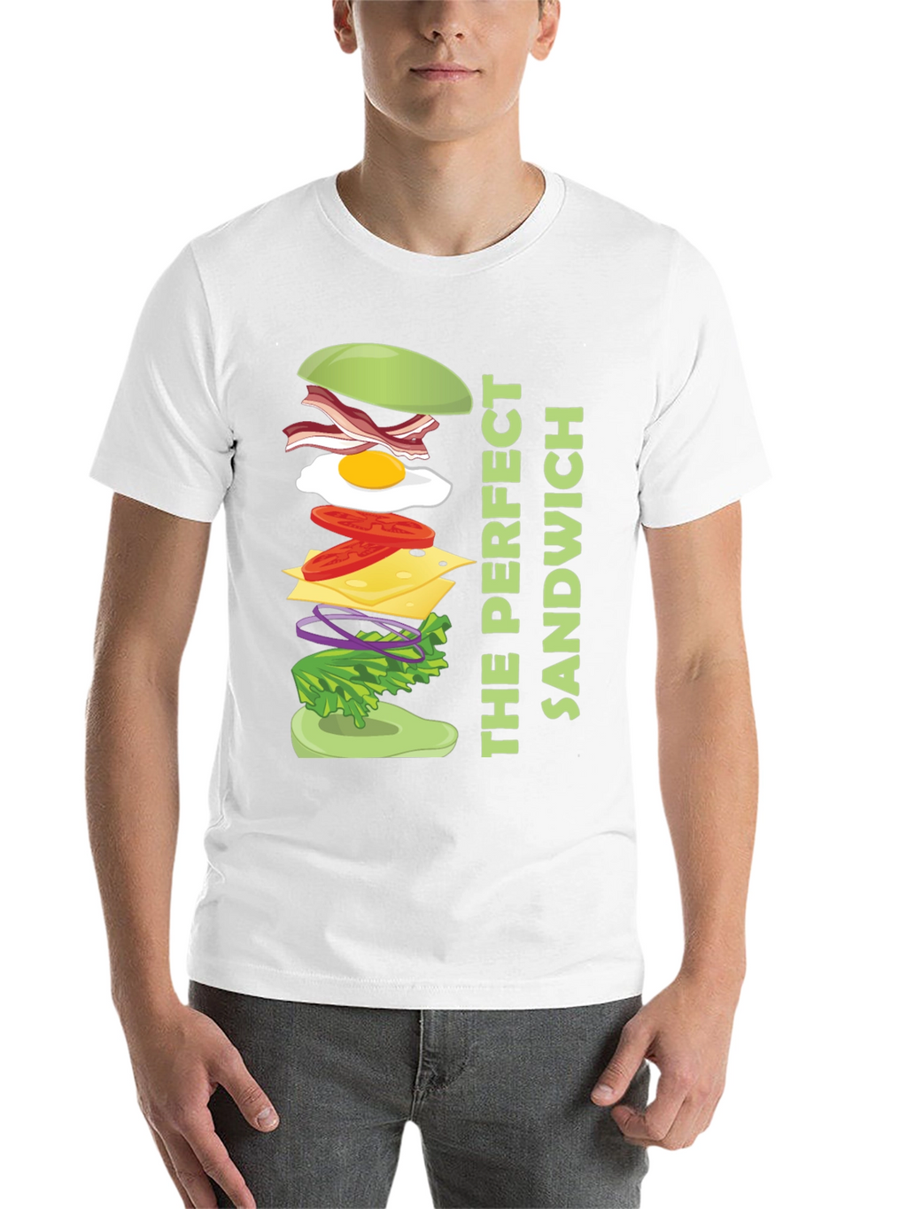 The Perfect Sandwich Graphic Tee - Food Lover Shirt