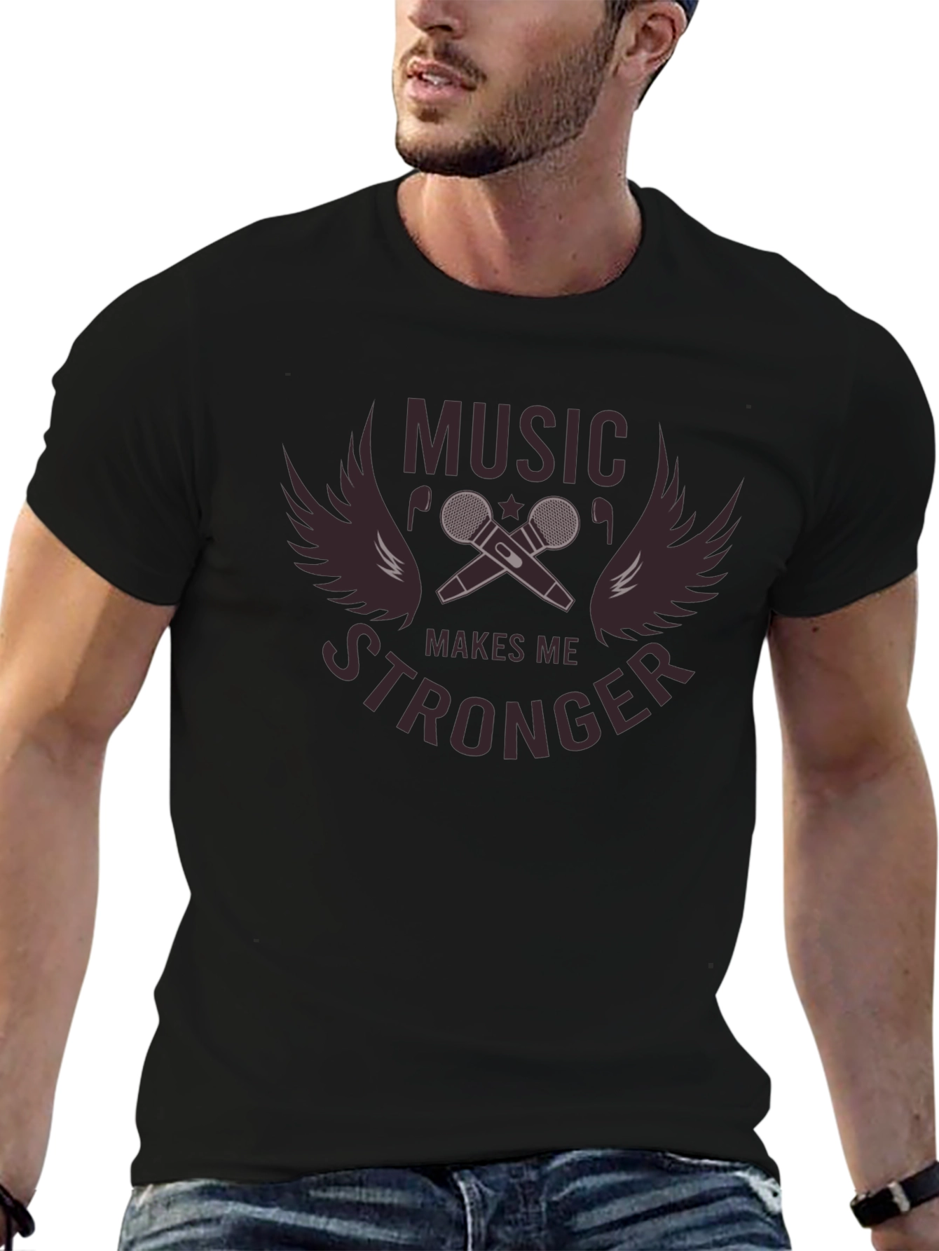 Music Makes Me Stronger Graphic Tee