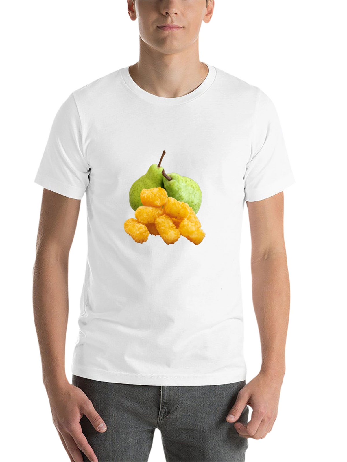 Funny Fruit & Tots Graphic Tee - Black