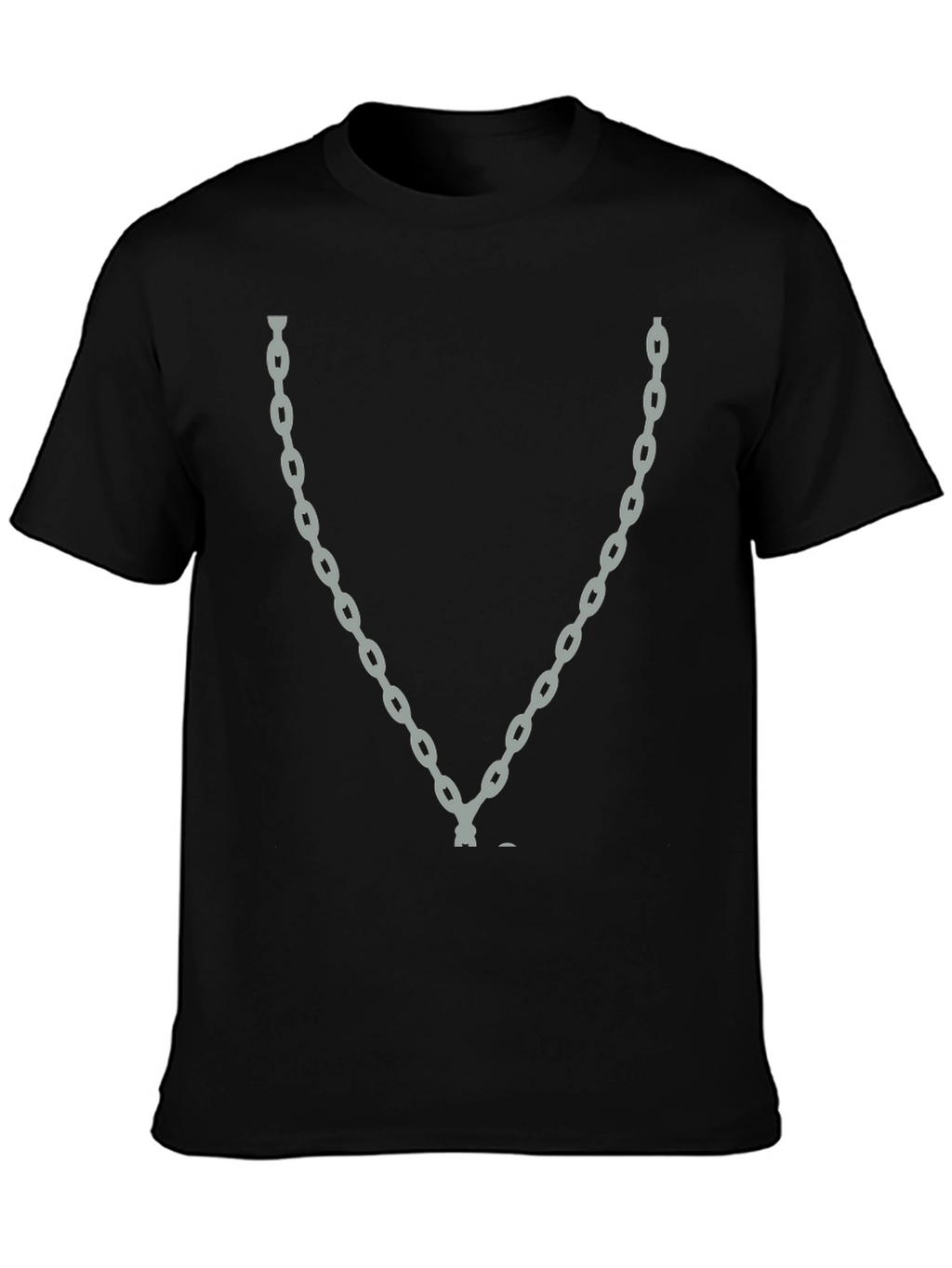 Chain Graphic Black T-Shirt