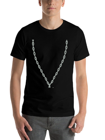 Chain Graphic Black T-Shirt