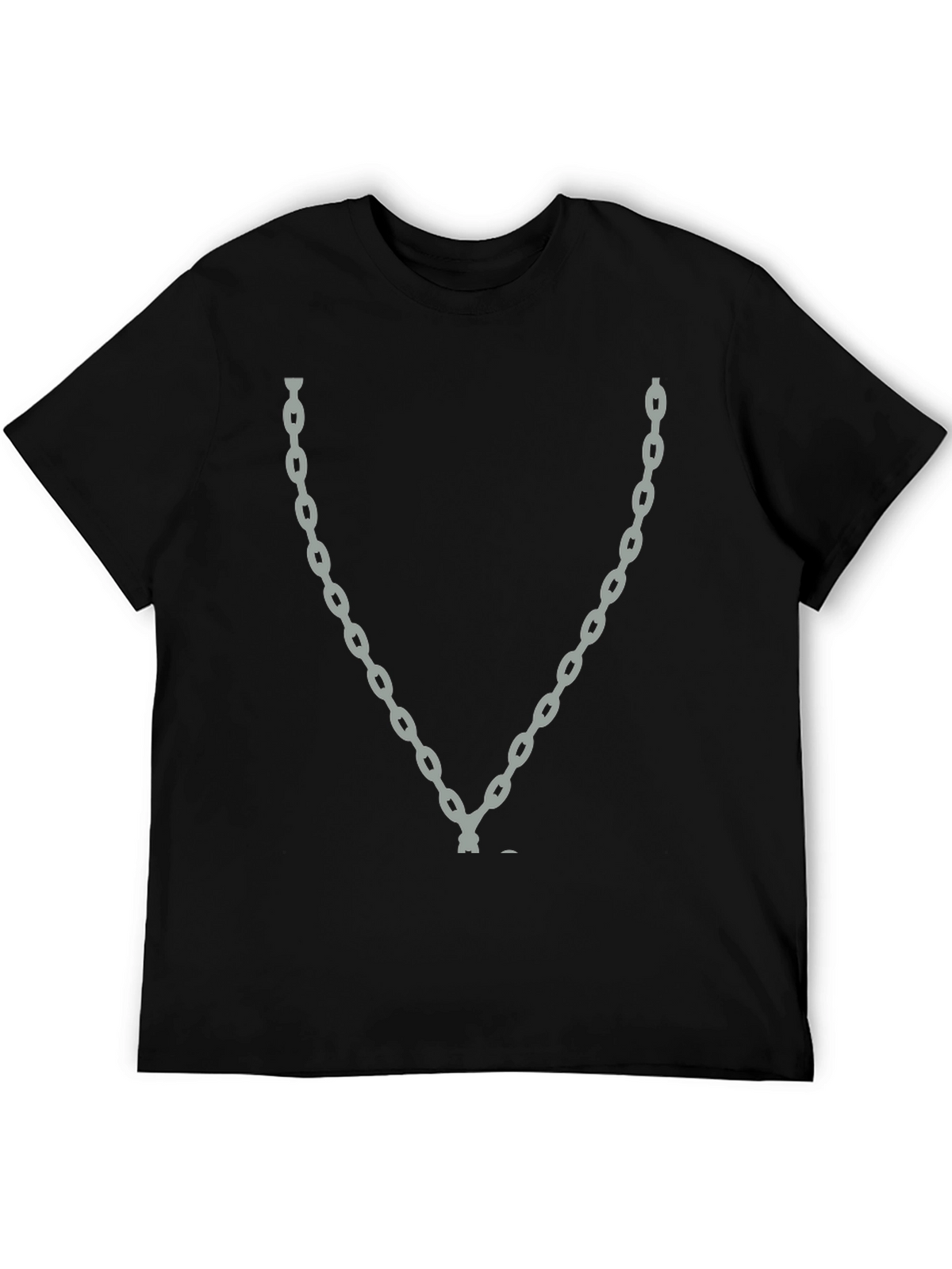 Chain Graphic Black T-Shirt
