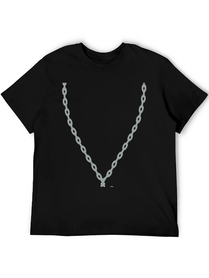 Chain Graphic Black T-Shirt