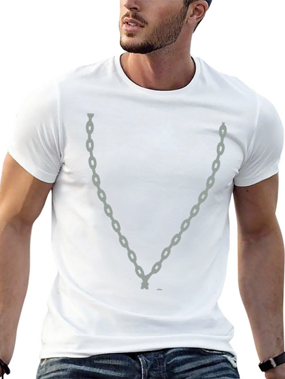 Chain Graphic Black T-Shirt