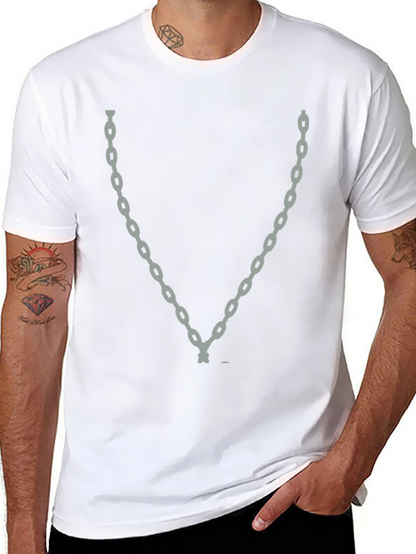 Chain Graphic Black T-Shirt
