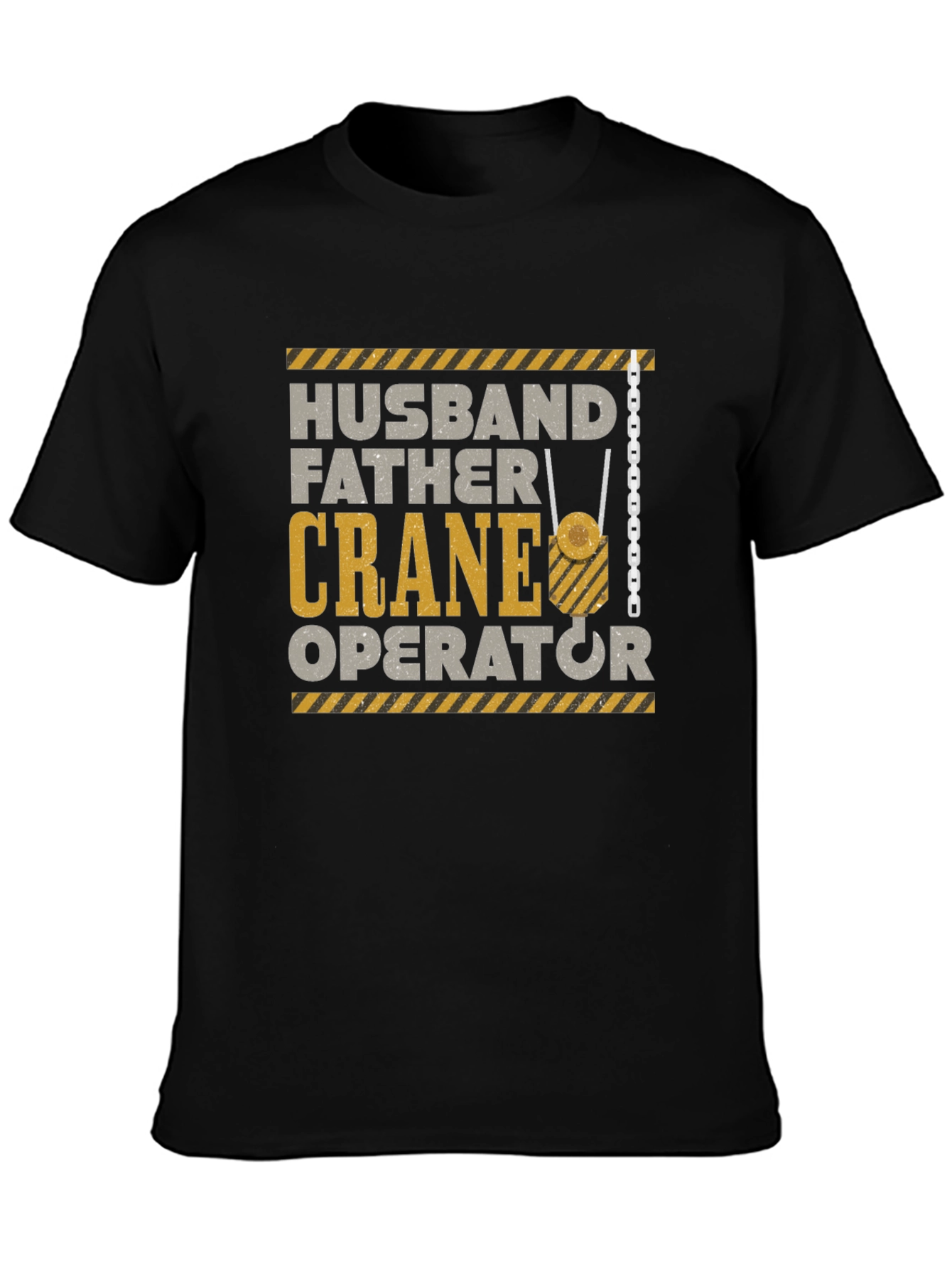 Husband Father Crane Operator Graphic T-Shirt