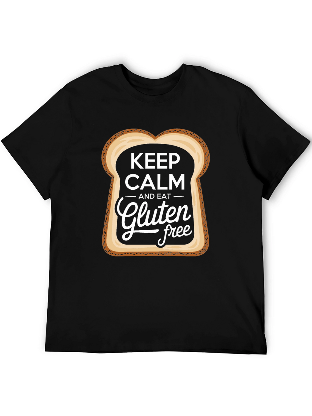 Keep Calm & Eat Gluten Free Funny T-Shirt