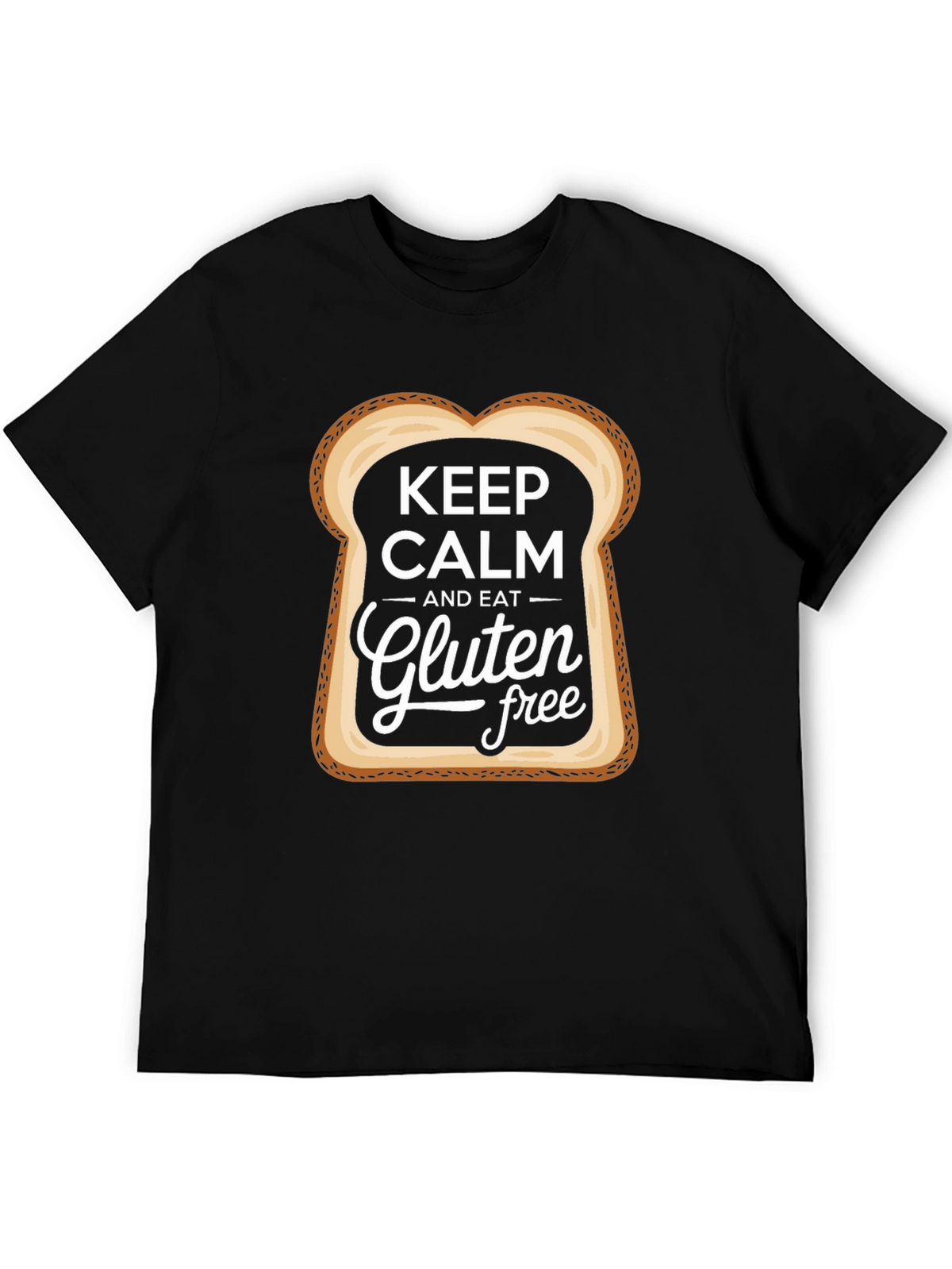 Keep Calm & Eat Gluten Free Funny T-Shirt