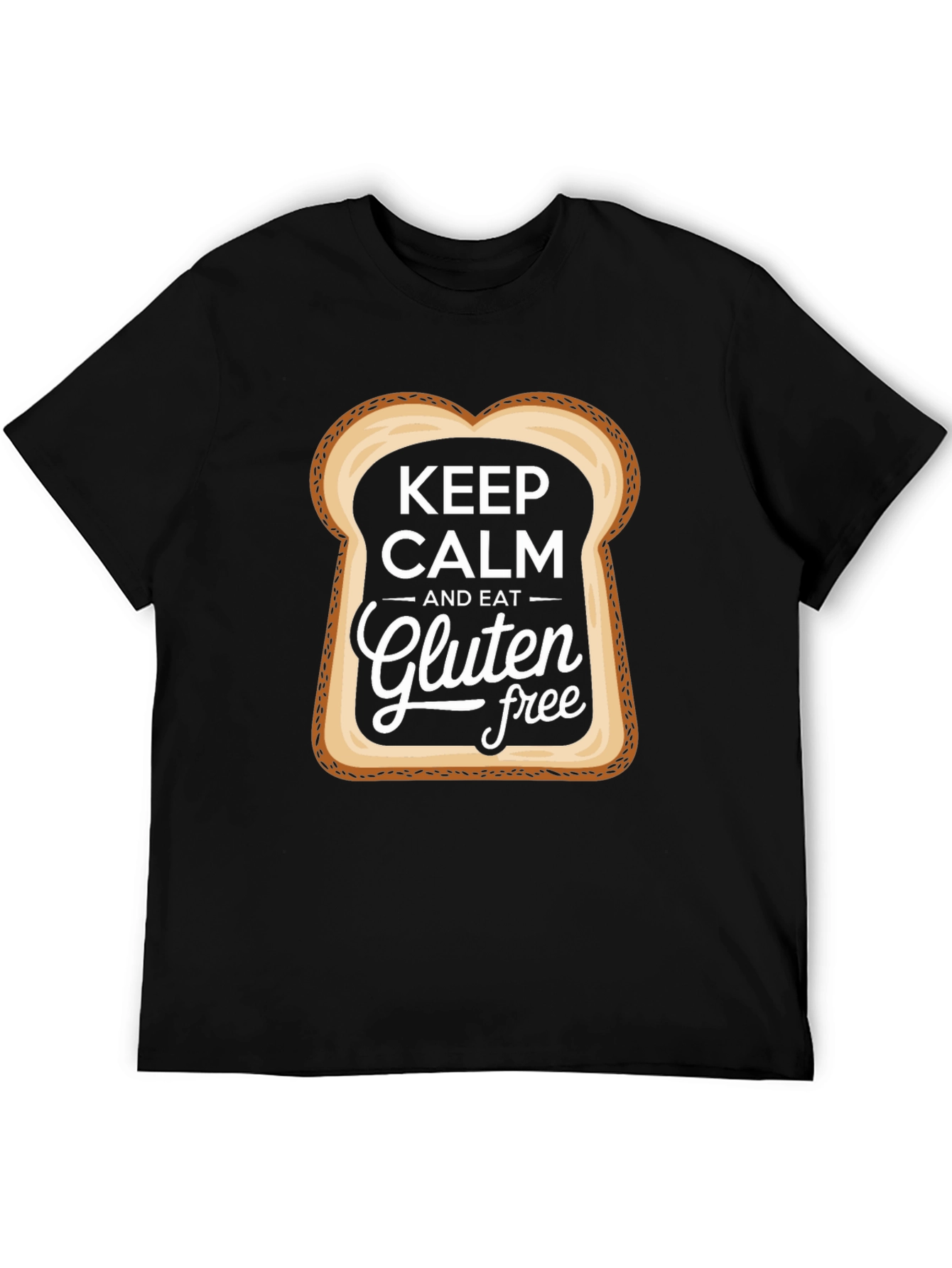 Keep Calm & Eat Gluten Free Funny T-Shirt