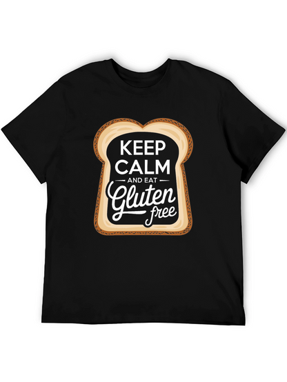 Keep Calm & Eat Gluten Free Funny T-Shirt