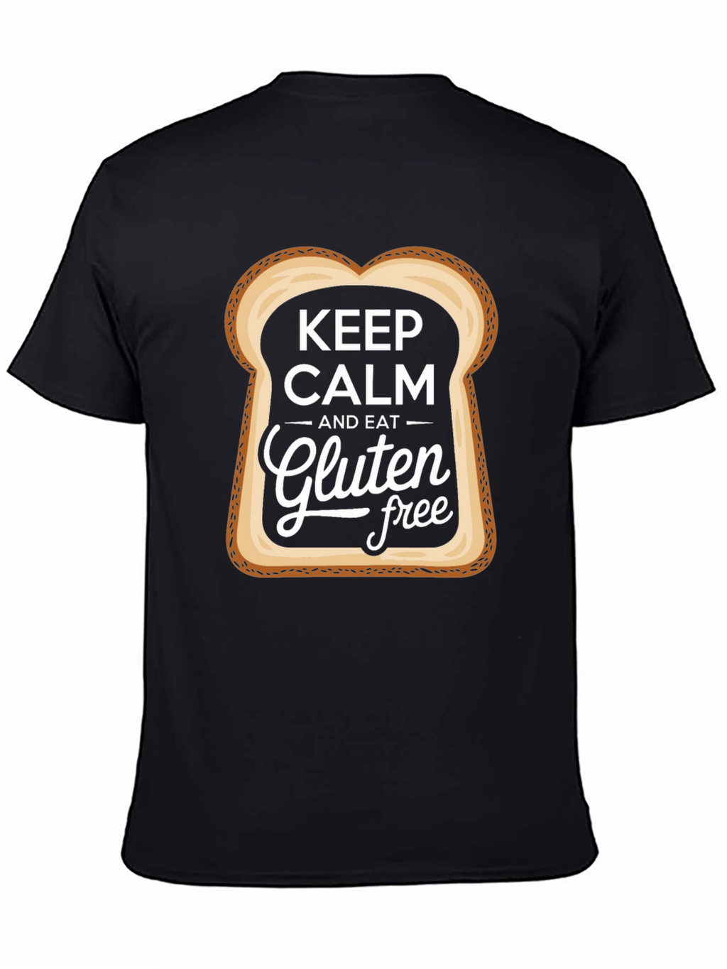 Keep Calm & Eat Gluten Free Funny T-Shirt