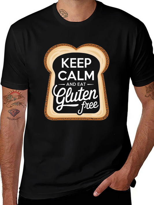 Keep Calm & Eat Gluten Free Funny T-Shirt