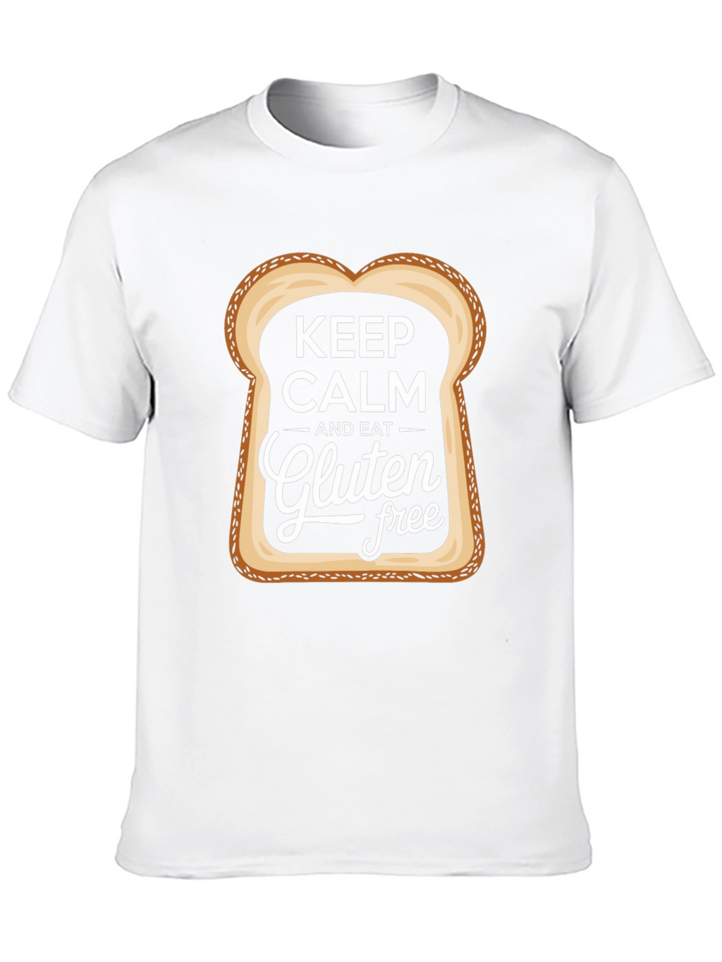 Keep Calm & Eat Gluten Free Funny T-Shirt